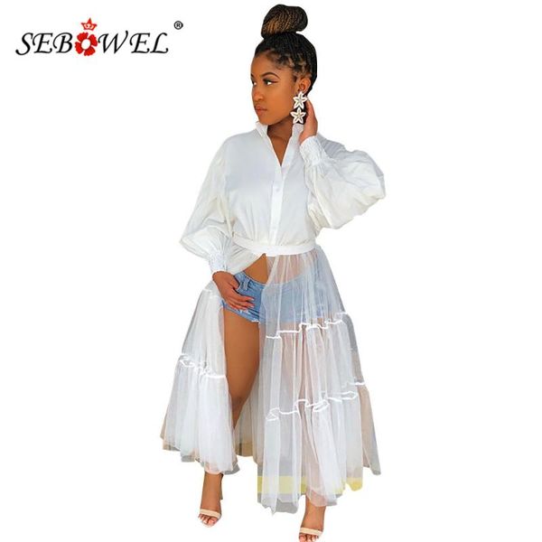autumn women's lantern sleeve long style blouses shirt spring female lady hem mesh stitching shirts s-xl &, White
autumn women's lantern sleeve long style blouses shirt spring female lady hem mesh stitching shirts s-xl &, White