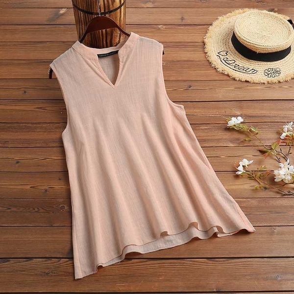 women's blouses & shirts fashion women summer tanks elegant v neck sleeveless blouse cotton linen blusa vests female tunic casua, White
women's blouses & shirts fashion women summer tanks elegant v neck sleeveless blouse cotton linen blusa vests female tunic casua, White