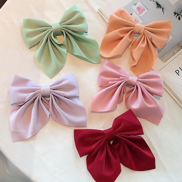 hair accessories big bows girl clips summer baby thin solid soft barrette for children korean style hairgrips po props, Slivery;white
hair accessories big bows girl clips summer baby thin solid soft barrette for children korean style hairgrips po props, Slivery;white