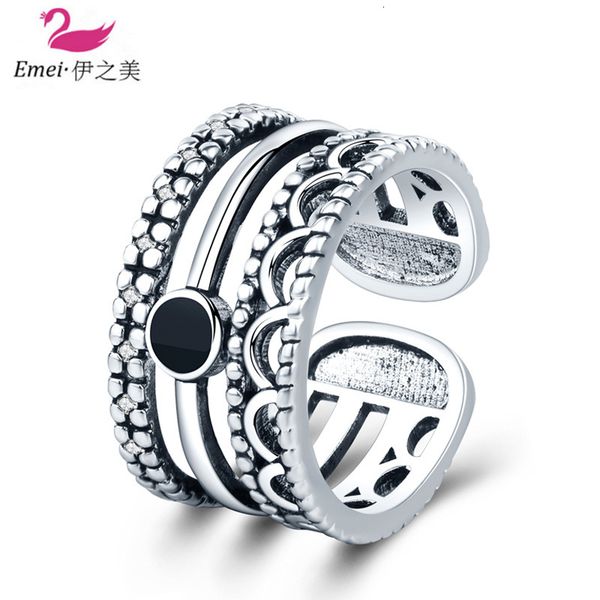 ring domineering trend round gutta percha creative gift exquisite handmade, Silver
ring domineering trend round gutta percha creative gift exquisite handmade, Silver