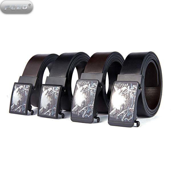 pceo belt men's leather toothless automatic buckle youth pure pants with 3d eagle button, Black;brown
pceo belt men's leather toothless automatic buckle youth pure pants with 3d eagle button, Black;brown
