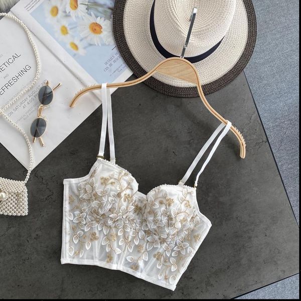dancing halter vest wear women cami ins embroidery underwear fashion sleeveless bustier crop clothing p894, White
dancing halter vest wear women cami ins embroidery underwear fashion sleeveless bustier crop clothing p894, White