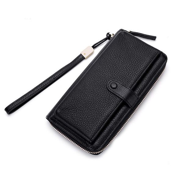 wallets fashionable leather women's long wallet mobile phone bag zipper clutch, Red;black
wallets fashionable leather women's long wallet mobile phone bag zipper clutch, Red;black