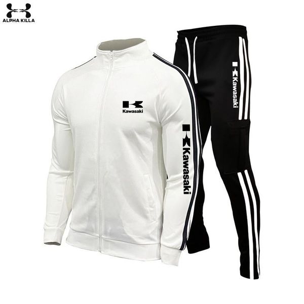 men's tracksuits 2021 men sets fashion sporting suit brand patchwork zipper sweatshirt +sweatpants mens clothing 2 pieces slim tracksui, Gray 
men's tracksuits 2021 men sets fashion sporting suit brand patchwork zipper sweatshirt +sweatpants mens clothing 2 pieces slim tracksui, Gray