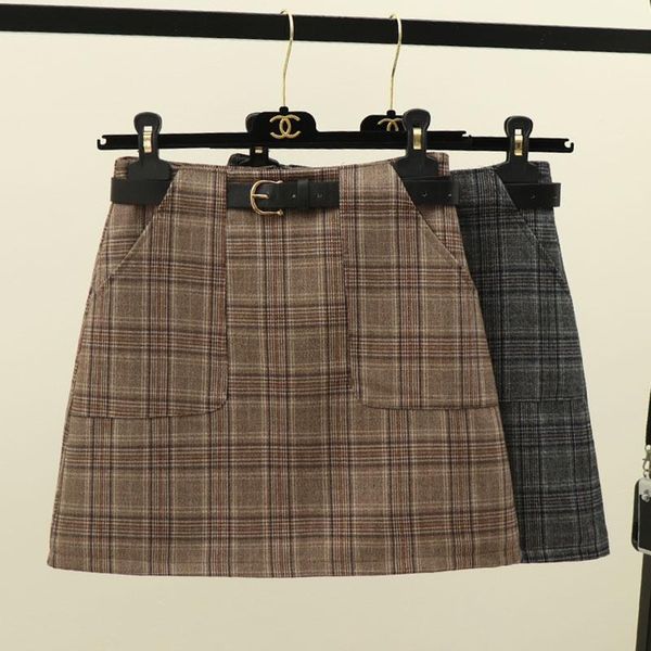 skirts woolen skirt casual plaid a-line sashes pockets above knee mini length empire waist autumn winter 2021, Black
skirts woolen skirt casual plaid a-line sashes pockets above knee mini length empire waist autumn winter 2021, Black