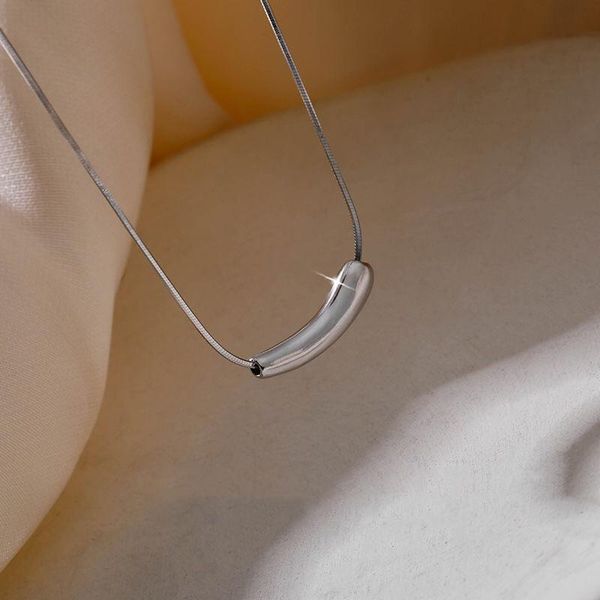 chains meyrroyu 925 sterling silver necklace simple silver-plated pendant ladies fashion all-match jewelry
chains meyrroyu 925 sterling silver necklace simple silver-plated pendant ladies fashion all-match jewelry