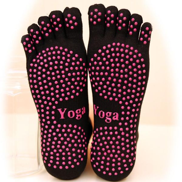 sports socks five fingers yoga women professional silicone dots toe rubber non slip dance pilates training athletic, Black
sports socks five fingers yoga women professional silicone dots toe rubber non slip dance pilates training athletic, Black
