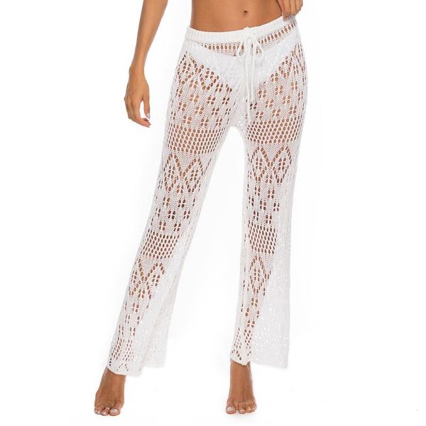 women's pants & capris women party crochet knitted clubwear drawstring loose swimsuit wide leg out high waist bikini cover up beach, Black;white
women's pants & capris women party crochet knitted clubwear drawstring loose swimsuit wide leg out high waist bikini cover up beach, Black;white