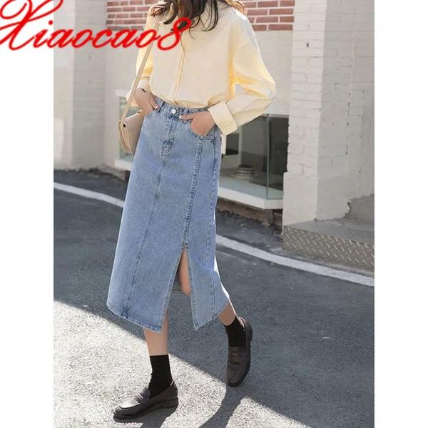 skirts spring fashion blue mid-calf denim skirt plus size solid pockets womens bandage jeans for women, Black
skirts spring fashion blue mid-calf denim skirt plus size solid pockets womens bandage jeans for women, Black