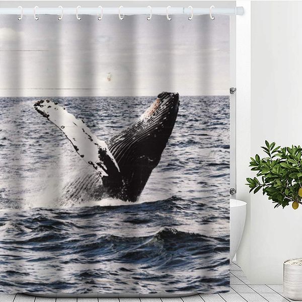 nautical shower curtain ocean theme black whale print polyester fabric shower curtain sets with 12 hooks for bathroom decor
nautical shower curtain ocean theme black whale print polyester fabric shower curtain sets with 12 hooks for bathroom decor