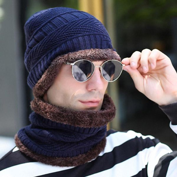 fashion men knitted hat scarf winter warming beanie hats cap for outdoor decor bhd2, Black;white
fashion men knitted hat scarf winter warming beanie hats cap for outdoor decor bhd2, Black;white