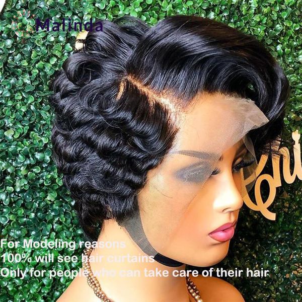 lace wigs pixie cut wig human hair short loose wave front 13x4 pre plucked bleached knots 150%, Black;brown
lace wigs pixie cut wig human hair short loose wave front 13x4 pre plucked bleached knots 150%, Black;brown