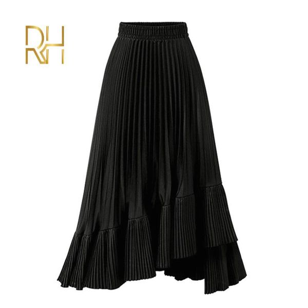 skirts long pleated chiffon skirt women fashion 2021 summer big hem high waist irregular design holiday boho beach female rh, Black
skirts long pleated chiffon skirt women fashion 2021 summer big hem high waist irregular design holiday boho beach female rh, Black