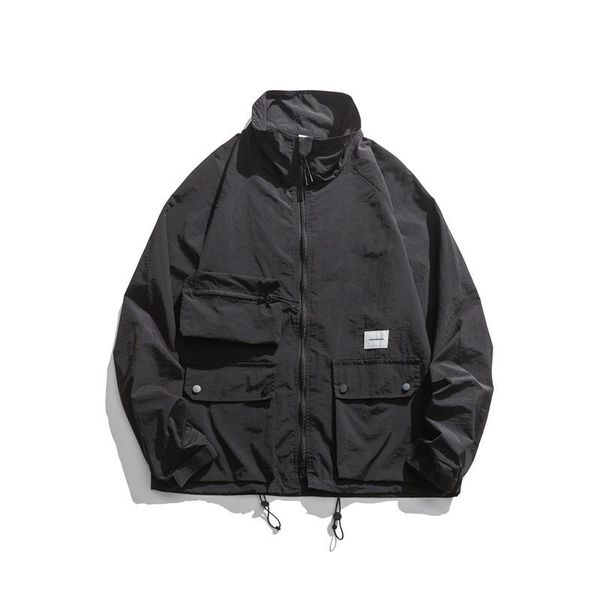 men's jackets spring and autumn fashion men's workwear jacket harajuku japanese streetwear stand collar couple, Black;brown
men's jackets spring and autumn fashion men's workwear jacket harajuku japanese streetwear stand collar couple, Black;brown