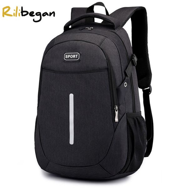 men's reflective stripe lapnylon large capacity travel backpack solid casual computer bags
men's reflective stripe lapnylon large capacity travel backpack solid casual computer bags