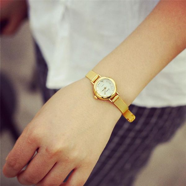 wristwatches women watches fashion ladies clock quartz wrist watch stainless steel small case mesh band gold mini a3, Slivery;brown
wristwatches women watches fashion ladies clock quartz wrist watch stainless steel small case mesh band gold mini a3, Slivery;brown