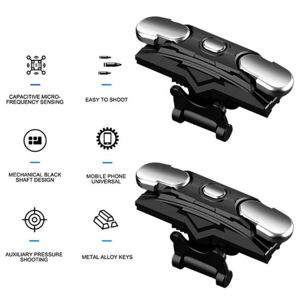 game controllers & joysticks metal button gamepad sensitive multi-function controller phone gaming assist tool
game controllers & joysticks metal button gamepad sensitive multi-function controller phone gaming assist tool