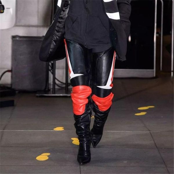 women winter fashion patchwork over the knee boots design high heels shoes 2021 runway pointed toethigh knight, Black
women winter fashion patchwork over the knee boots design high heels shoes 2021 runway pointed toethigh knight, Black