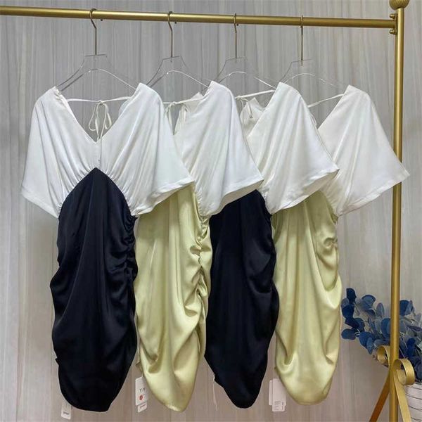 secretary 2.0 golden french dress women's summer temperament commuting waist v-neck skirt design, Black
secretary 2.0 golden french dress women's summer temperament commuting waist v-neck skirt design, Black