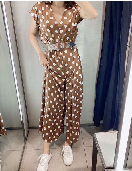 women's jumpsuits & rompers spring/summer women jumpsuit 2021 fashion casual polka dot v- neck, Black;white
women's jumpsuits & rompers spring/summer women jumpsuit 2021 fashion casual polka dot v- neck, Black;white