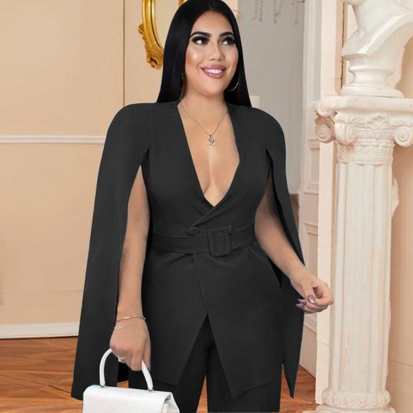 women's suits & blazers plus size fashion cloak cape blazer women work wear open front poncho coat notch lapel split long sleeve casual, White;black
women's suits & blazers plus size fashion cloak cape blazer women work wear open front poncho coat notch lapel split long sleeve casual, White;black