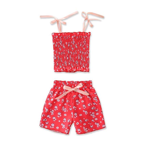 clothing sets fashion baby girls camisole + shorts, flower printing with bow decoration cool summer set 1-6years, White
clothing sets fashion baby girls camisole + shorts, flower printing with bow decoration cool summer set 1-6years, White