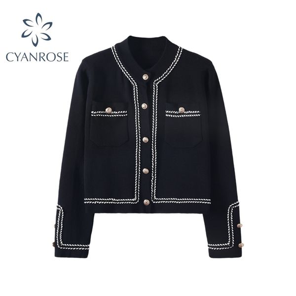 autumn cardigan crop knitted sweater women long sleeve korean vintage casual female short cardigans single breasted coat 210515, White
autumn cardigan crop knitted sweater women long sleeve korean vintage casual female short cardigans single breasted coat 210515, White
