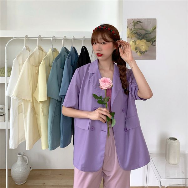 suits roll firm offers han edition summer multicolored sweet joker fine color easy suit jacket with short female sleeves, White;black
suits roll firm offers han edition summer multicolored sweet joker fine color easy suit jacket with short female sleeves, White;black