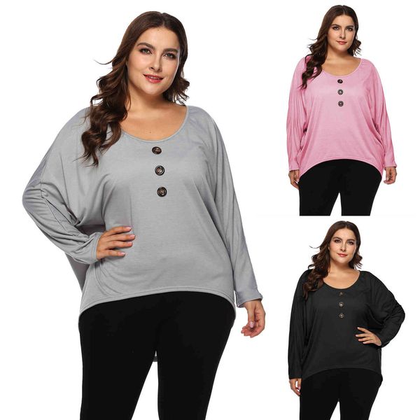 women's plus size large clothing fat sister autumn loose bat sleeve long t-shirt 10007
women's plus size large clothing fat sister autumn loose bat sleeve long t-shirt 10007