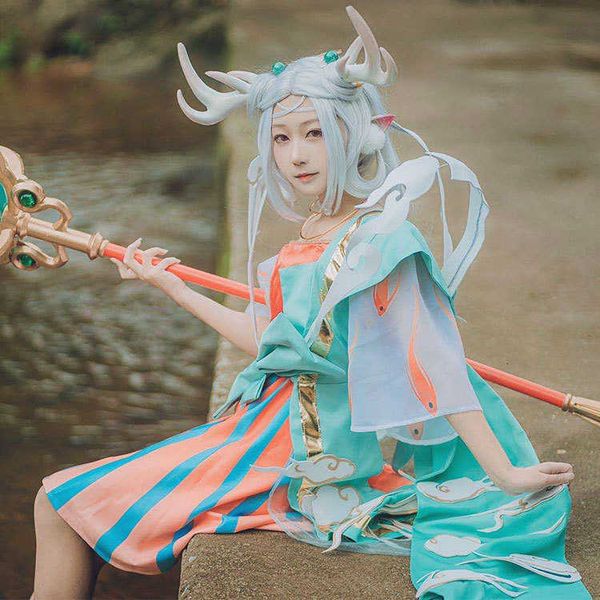 lord shengda king animation glory sier white pticide meets shenlu yao cos wig, Black
lord shengda king animation glory sier white pticide meets shenlu yao cos wig, Black