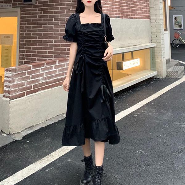 casual dresses vintage puff sleeve black large size women's clothing 2021 summer design ruffle solid color slash neck print patchwork d, Black;gray
casual dresses vintage puff sleeve black large size women's clothing 2021 summer design ruffle solid color slash neck print patchwork d, Black;gray