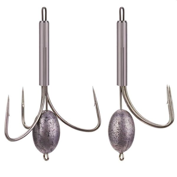 15pcs/lot foldable fishing hooks high steel carbon material treble hook with lead jig head rig 40g 50g 60g
15pcs/lot foldable fishing hooks high steel carbon material treble hook with lead jig head rig 40g 50g 60g