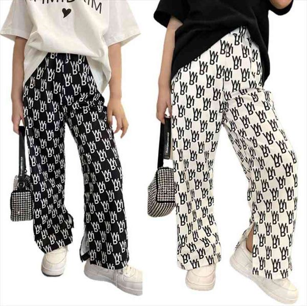 kids flared trousers girls letter print high waist bell-bottomed pants for summer fall white black, Blue
kids flared trousers girls letter print high waist bell-bottomed pants for summer fall white black, Blue
