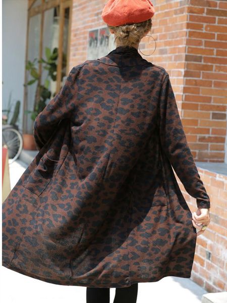 women's knits & tees leopard print knit cardigan women's v-neck long sleeve fall 2021 fashion loose sweater jacket trend haut femme, White
women's knits & tees leopard print knit cardigan women's v-neck long sleeve fall 2021 fashion loose sweater jacket trend haut femme, White