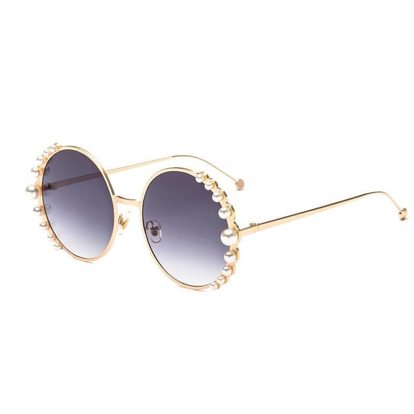 sunglasses 2021 luxury pearl women fashion metal frame round brand designer mirror sun glasses uv400, White;black
sunglasses 2021 luxury pearl women fashion metal frame round brand designer mirror sun glasses uv400, White;black