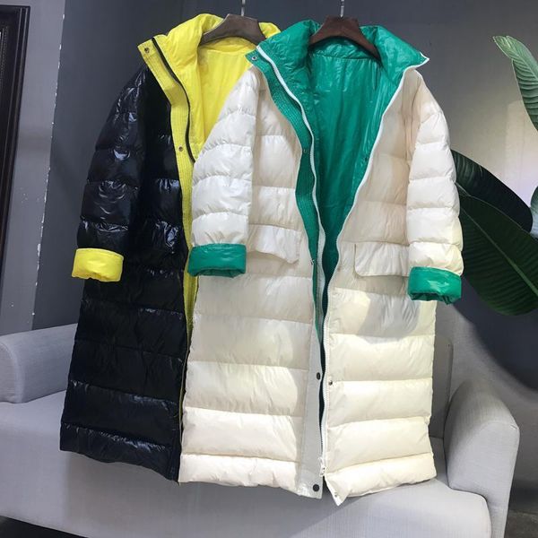 women's down & parkas women ultra light jacket autumn winter warm white duck coat female fashion loose long outwear sf2127 e4gj, Black
women's down & parkas women ultra light jacket autumn winter warm white duck coat female fashion loose long outwear sf2127 e4gj, Black