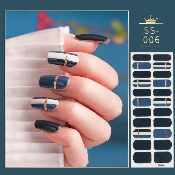 stickers & decals navy blue nail colorful polish self adhesive manicure decoration strips accessories for nails, Black
stickers & decals navy blue nail colorful polish self adhesive manicure decoration strips accessories for nails, Black