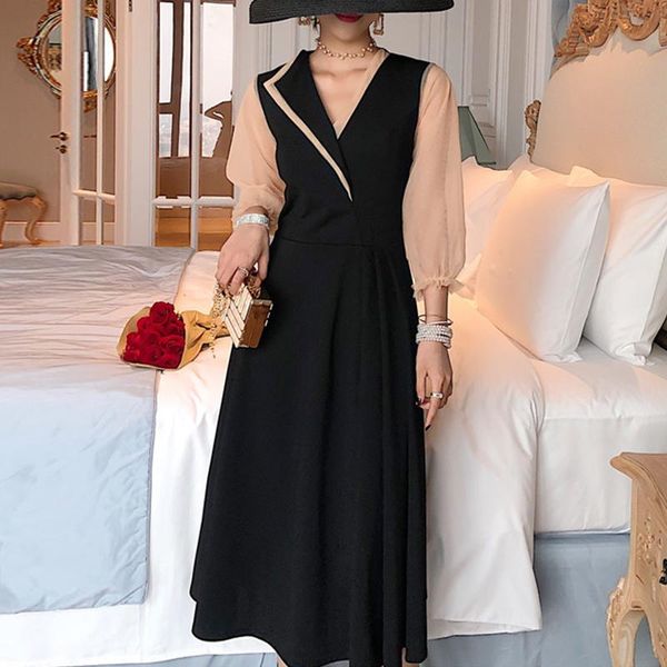 casual dresses arrival comfortable fashion patchwork formal dress temperamental work style fresh personality elegant spring ol a-line, Black;gray
casual dresses arrival comfortable fashion patchwork formal dress temperamental work style fresh personality elegant spring ol a-line, Black;gray