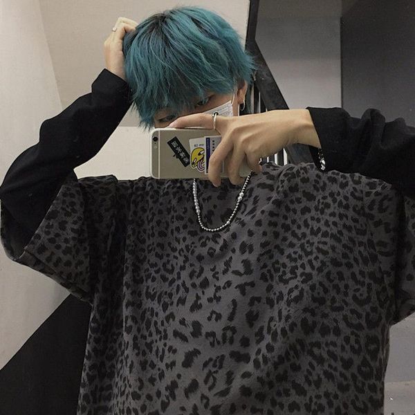 women's t-shirt cool patchwork tshirt streetwear leopard print women autumn long sleeve loose t shirt cartoon japan shirts funny male, White
women's t-shirt cool patchwork tshirt streetwear leopard print women autumn long sleeve loose t shirt cartoon japan shirts funny male, White