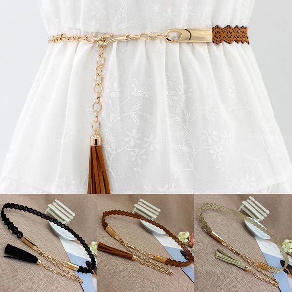 belts women's weave waistband exquisite retro ladies hollow waist chain tassel tie strap dress skirt cummerbunds decoration, Black;brown
belts women's weave waistband exquisite retro ladies hollow waist chain tassel tie strap dress skirt cummerbunds decoration, Black;brown