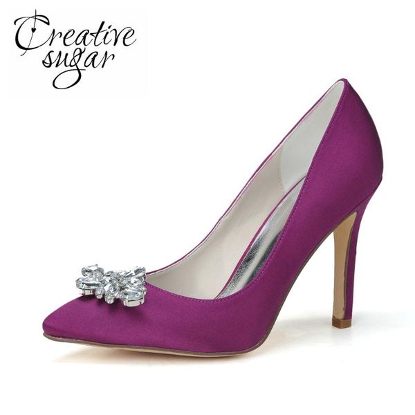 creativesugar woman pointed toe high heels crystal charm bridal wedding party shoes banquet evening dress purple white, Black
creativesugar woman pointed toe high heels crystal charm bridal wedding party shoes banquet evening dress purple white, Black