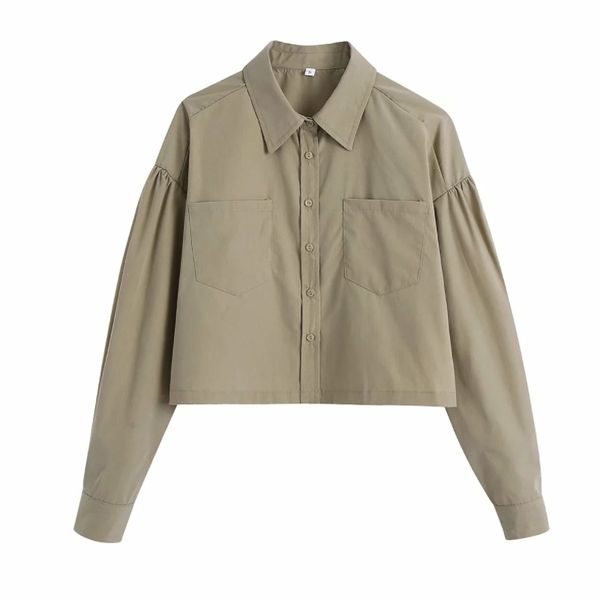 fashion women long sleeve khaki short shirt female turndown collar blouse casual lady loose blusas s8811 210430, White
fashion women long sleeve khaki short shirt female turndown collar blouse casual lady loose blusas s8811 210430, White