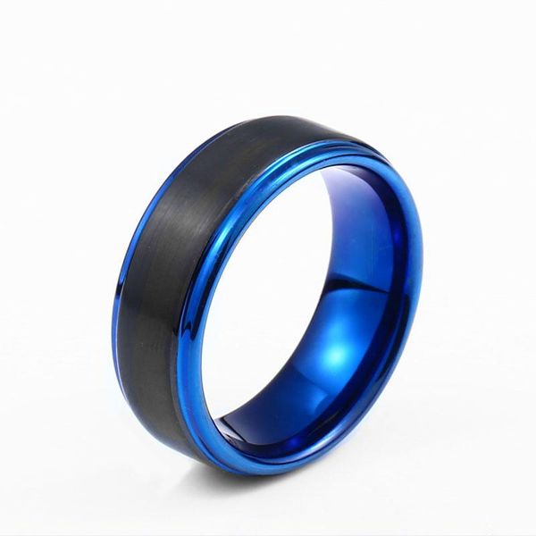 cluster rings beier 8mm pure carbide tungsten engagement dull plished ring inside blue /black colour wedding band couple jewelry gift br-w07, Golden;silver
cluster rings beier 8mm pure carbide tungsten engagement dull plished ring inside blue /black colour wedding band couple jewelry gift br-w07, Golden;silver