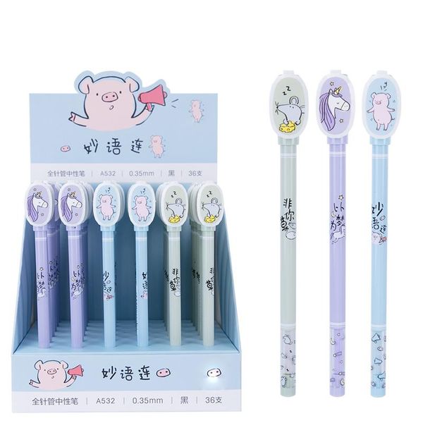 gel pens 3 pcs/set cute cartoon kawaii pig mouse pen school office supplies stationery gift 0.35mm black ink student writing
gel pens 3 pcs/set cute cartoon kawaii pig mouse pen school office supplies stationery gift 0.35mm black ink student writing