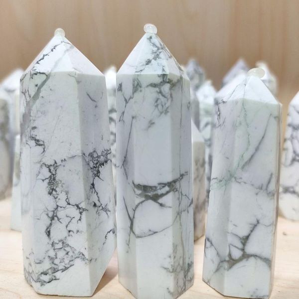 decorative objects & figurines natural howlite tower quartz crystal home gemstone gift rod column hexagonal prisms healing wand 1pcs
decorative objects & figurines natural howlite tower quartz crystal home gemstone gift rod column hexagonal prisms healing wand 1pcs