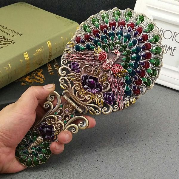 european retro portable foldable hand mirror large size makeup deskmirrors metal decorative home decor gifts j057c
european retro portable foldable hand mirror large size makeup deskmirrors metal decorative home decor gifts j057c