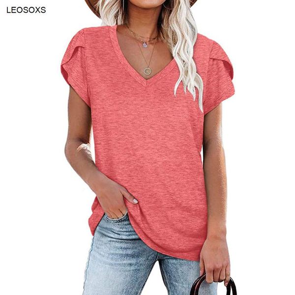 summer fashion solid color v-neck short-sleeved all-match t-shirt casual women's clothing, White
summer fashion solid color v-neck short-sleeved all-match t-shirt casual women's clothing, White