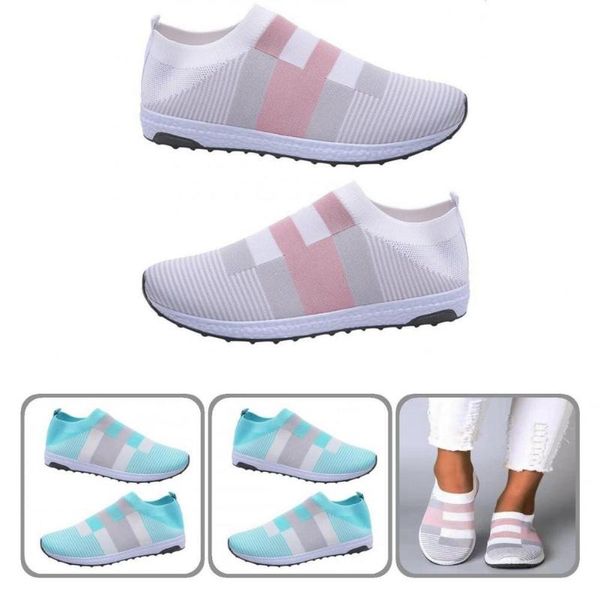 sports socks trendy running shoes striped flying woven fabric women knitted flat sneakers for fitness, Black
sports socks trendy running shoes striped flying woven fabric women knitted flat sneakers for fitness, Black