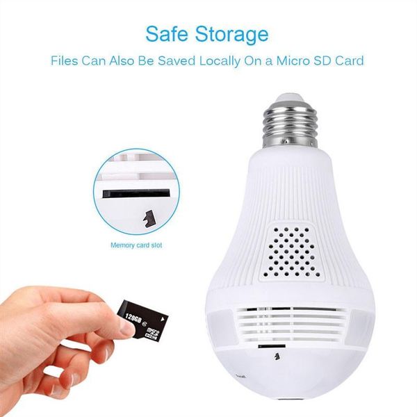 moresave 360 degree led light 960p wireless panoramic home security wifi cctv fisheye bulb lamp ip camera two way audio cameras
moresave 360 degree led light 960p wireless panoramic home security wifi cctv fisheye bulb lamp ip camera two way audio cameras