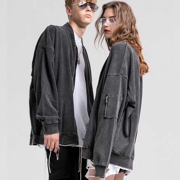 men's jackets vintage coat distressed water wash double zipper flight jacket loose 2021 the spring autumn occident man cool gril couple, Black;brown
men's jackets vintage coat distressed water wash double zipper flight jacket loose 2021 the spring autumn occident man cool gril couple, Black;brown